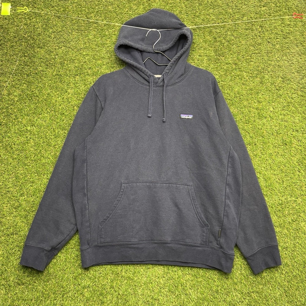 Patagonia Fitz Roy Icon Uprisal Hoody Sweatshirt Mens Large Navy Blue Outdoor